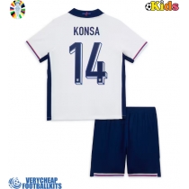 England Ezri Konsa #14 Replica Home Minikit Euro 2024 Short Sleeve (+ pants)